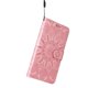 thumbnail image 4 of Funda tipo cartera FOXDOCK para OPPO Reno 6 Lite , diseño girasol en relieve, cuero PU, cierre magnético, soporte y tarjetero, 4 of 5