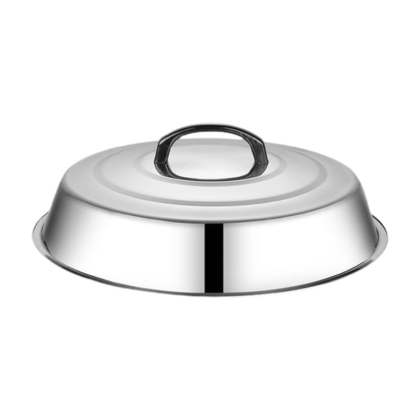 Tapa Redonda Para Asar Con Asa, Para Plancha, Interior Y Exterior, Para Hamburguesas, 45 Cm