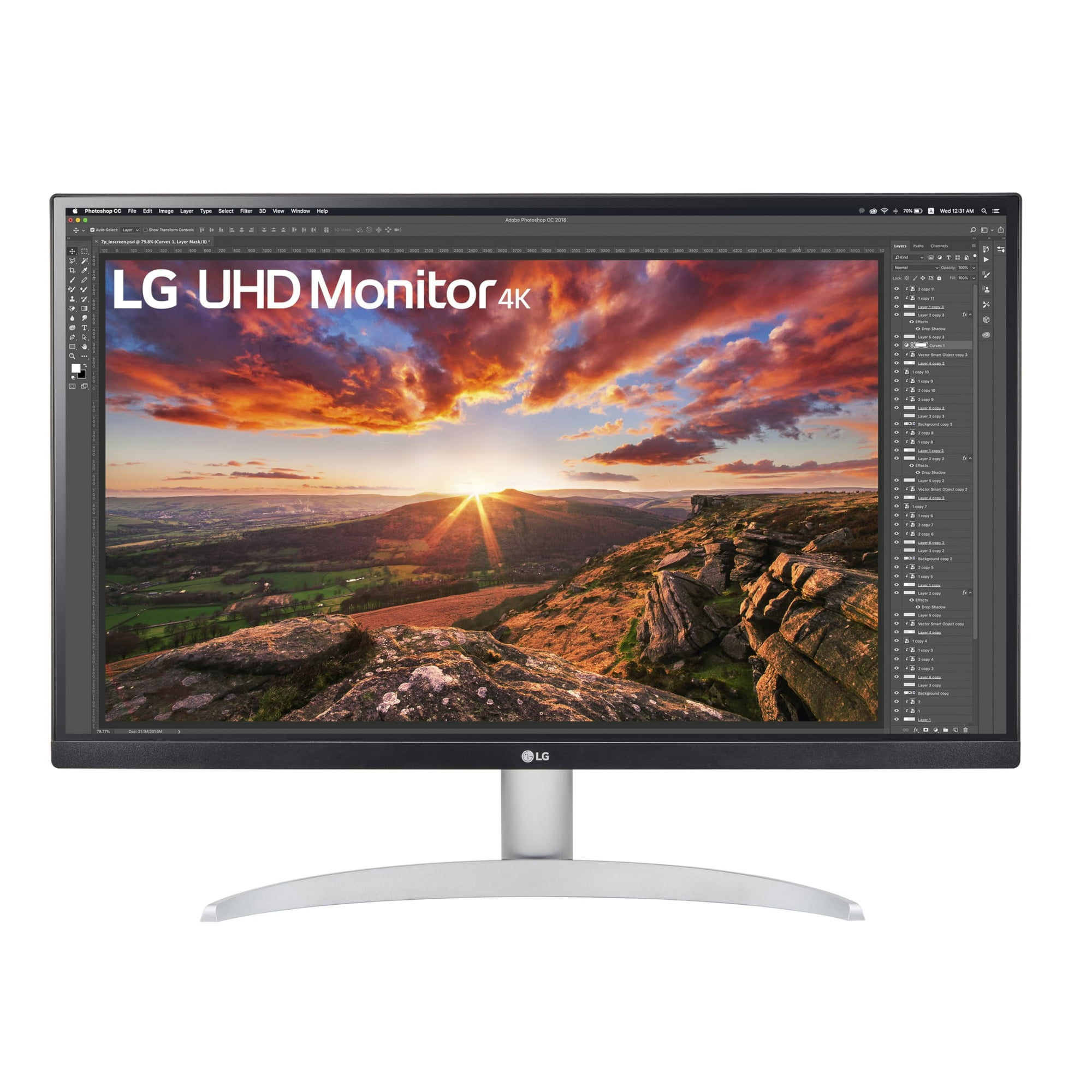 Monitor Lg 27up600-w De 27 Pulgadas, Ultrafino, 4k Uhd (3840 X 2160), Ips, Amd Freesync, Vesa Displayhdr 400