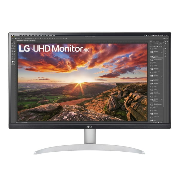 Monitor LG 27UP600-W de 27 pulgadas, ultrafino, 4K UHD (3840 x 2160), IPS, AMD FreeSync, VESA DisplayHDR 400