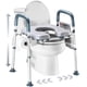 thumbnail image 1 of Elevador de asiento de inodoro Medical King ajustable en ancho y altura, 1 of 8