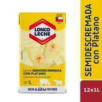 Pack Leche Platano Loncoleche 12X1 Lt