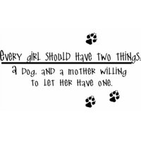 Rienda Libre Graphics - Decomural Have A Dog Girls Bedroom Ws-17688