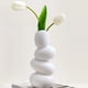 thumbnail image 5 of Florero Cerámica Centro de Mesa Blanco Stones, 5 of 10