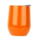 thumbnail image 2 of Vaso De Vacío De Doble Pared De Vino De Acero Inoxidable Con Aislamiento 12OZ Naranja X1, 2 of 5