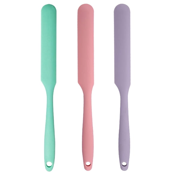 Espátulas de Silicona para Frascos Kunovo 3 Piezas con Mango Largo para Cocina