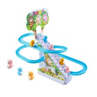 Bothyi - Juguete De Montaña Rusa, Juguete De Pista De Carreras Automático Diy Para Niños Pequeños, Regalo Para Niñas, 9 Osos
