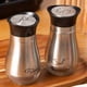 thumbnail image 1 of Add Flavor to Your Meals with 2-Piece Refillable Salt & Pepper Shakers Set - Stainless Steel Lid Container, 3.4oz Size, Perfect for Home Kitchen, Restaurant, and Picnic - Essential Kitchen Accessories, 1 of 5
