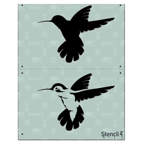 Plantilla Stencil1 22 × 28 cm Colibrí #2
