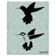 thumbnail image 1 of Plantilla Stencil1 22 × 28 cm Colibrí #2, 1 of 7