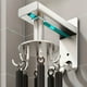 thumbnail image 2 of 1pc Kitchen Wall Mounted Spatula Spoon Hanging Rack, Kitchenware Storage Rack, Swivel Hook Storage Rack, 2 of 4