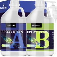 Kit De Resina Epoxi Fuhitim 7.5L Transparente Cristal Ratio 1:1