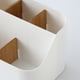 thumbnail image 4 of White Desktop Storage Organizer: Pen Pencil Card Holder Box Container For Desk, Office Supplies & Vanity Table - Get Organized Now!, 4 of 4