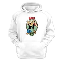 Genérico - Polerón Canguro Popeye Blanco Talla L Unisex