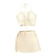 thumbnail image 3 of Traje de baño de bikini de 3 piezas para mujer, traje de baño, ropa de playa, traje de baño decorativo suave, falda de playa para club, fiesta, vacaci SG, 3 of 5