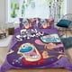 thumbnail image 2 of El Show de Ren & Stimpy Conjunto de sábanas temático, trío de piezas, cómodo y amigable con la piel, diseño único, regalo de decoración para el hogar para familiares, amigos y fans,173cm *218cm, 2 of 6