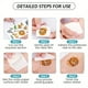 thumbnail image 2 of 30 Sheets (400 Patterns) Kids Waterproof Temporary Tattoos, Children's Temporary Tattoo Toys, Suitable For Birthday Parties, Group Activities Toy Patterns, 2 of 2