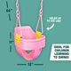 thumbnail image 3 of Cubo completo con respaldo alto de primera calidad de Swing Seat Squirrel Products, 3 of 7