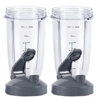 Gahselec - Tazas Para Licuadora Nutribullet, Taza De 32Oz Con Tapa Abatible Para Llevar Compatible Con Nutribullet 6