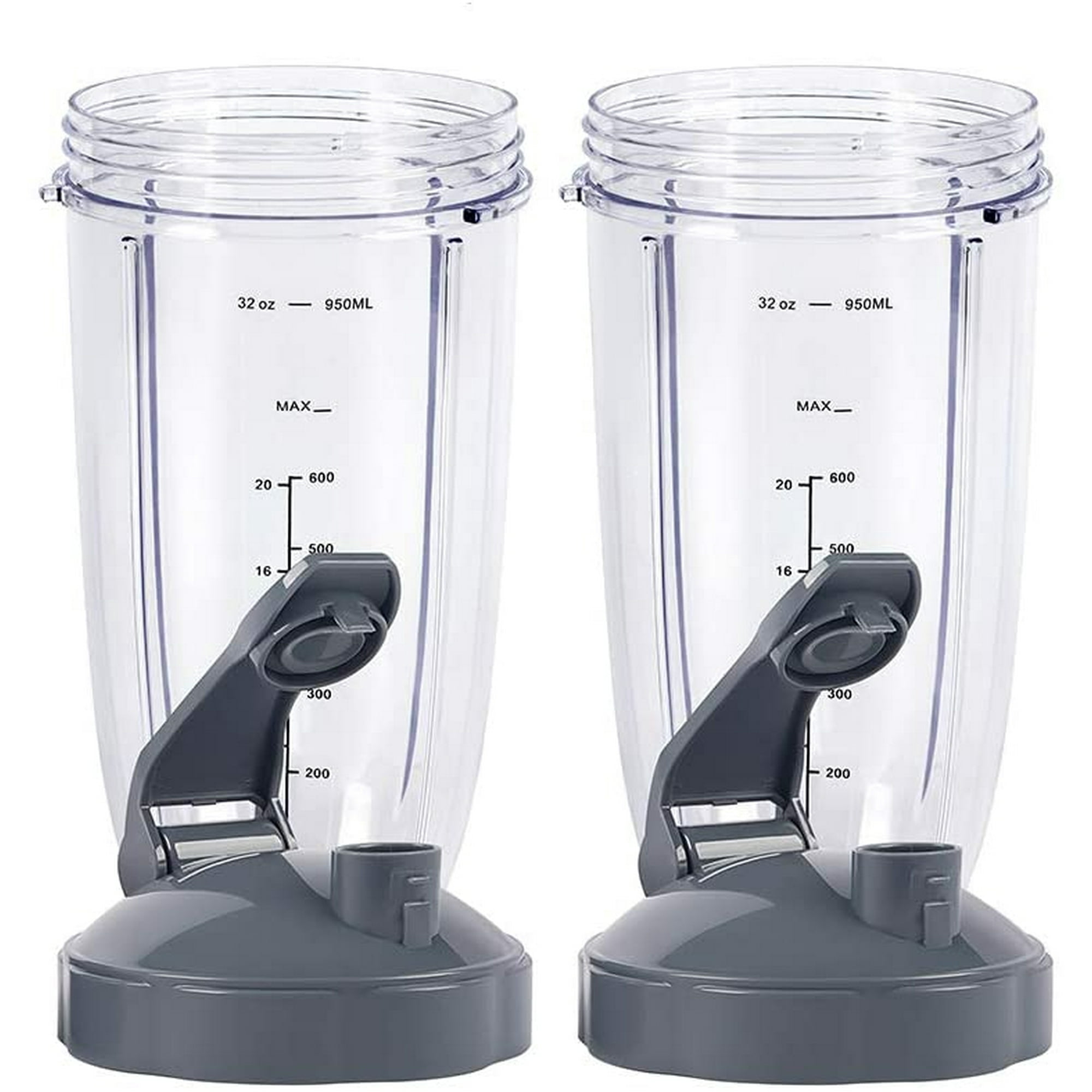Gahselec - Tazas Para Licuadora Nutribullet, Taza De 32oz Con Tapa Abatible Para Llevar Compatible Con Nutribullet 6