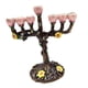 thumbnail image 4 of Menorah Candelabro Portavelas Hanukkah Esmalte Menorah Para Decoración De Fiesta, 4 of 5