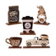 thumbnail image 3 of Juego De 5 Bandejas Decorativas De Café Escalonadas Para Mesa De Cocina Y Cafetería., 3 of 5