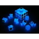 thumbnail image 3 of Magic Speed Cube SHUYUE 3x3 azul fluorescente que brilla en la oscuridad, 3 of 4