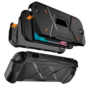 Genérico - Funda Protectora 2 En 1 Para Nintendo Switch 2, Cubierta Frontal Para Pc Y Agarre Trasero De Tpu, Carcasa Amortiguadora Con Protección De 360°