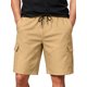 thumbnail image 1 of INSPIRE CHIC Pantalones Cortos de Carga para Hombre de Verano con Cintura de Cordón y Múltiples Bolsillos para Gimnasio y Correr S Caqui, 1 of 5