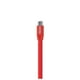 thumbnail image 2 of Cable USB A Micro USB 1.2Mts Flat Rojo 2518R, 2 of 6