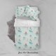 thumbnail image 2 of 3D Cartoon Dolphin Surfing Girl Quilt Cover Set Bedding Set Duvet Cover, 2 of 3