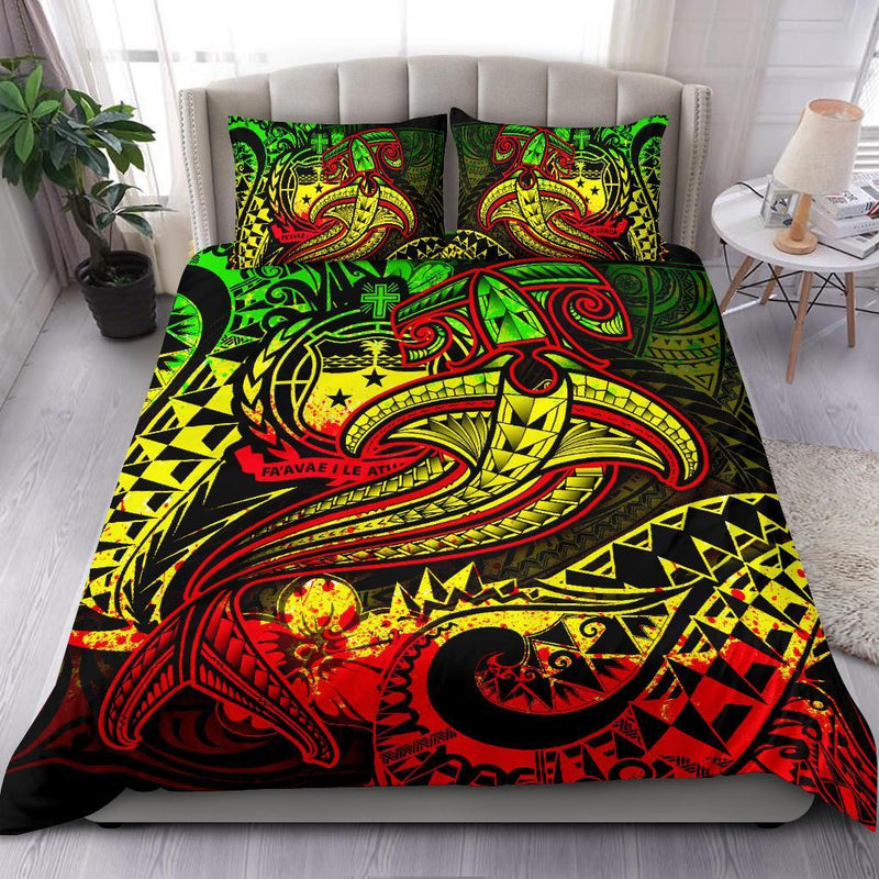 Milsleep - Juego De Cama Samoa - Reggae Shark Polynesian Tattoo