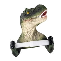 Magideal - Porta Toallas De Papel Con Forma De Dinosaurio, Organizador De Pañuelos, Estante De Almacenamiento De Papel Higiénico 3D, Decoración Del Hogar Para La Verde