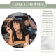 thumbnail image 2 of Pulp Fiction-theme Fitted Round Tablecloths Elastic Edged Table Covers Waterproof Table Cloth for Kitchen Holiday Party Tables Decor 120cm, 2 of 6