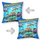 thumbnail image 2 of Mighty MonsterWheelies Fundas de almohada de terciopelo con tema, regalos de funda de almohada, decoración para el hogar, cojín de lanzar, regalo de cumpleaños para fans y parejas.61*61cm., 2 of 6