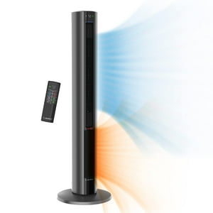 Ventilador De Torre Y Calefactor Portátil Lasko Fh515 1500W Gris