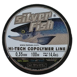 Balsax - Nylon Pesca Silver Fish 0,35Mm 100Mts 14,4Kg Blue