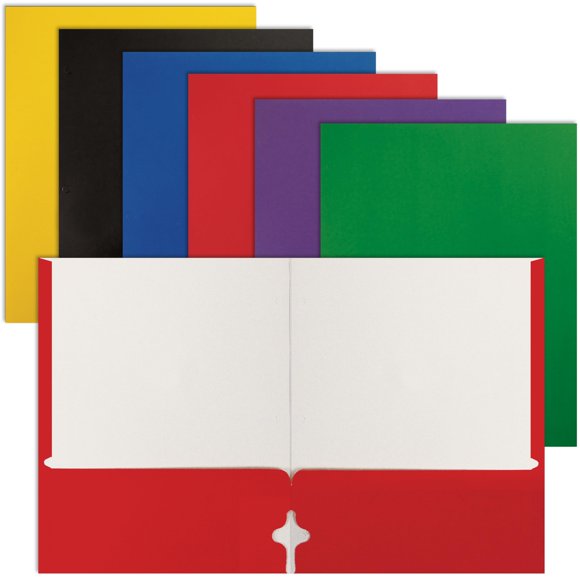 Carpetas de 2 Bolsillos Better Office Products Paquete de 100 Tamaño Carta