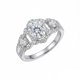 thumbnail image 1 of Anillos Ovalados de Moissanita de 1.5 Quilates para Mujer Color D Claridad VVS1 Anillo de Compromiso de Moissanita Anillos de Diamante de Plata Esterlina 925 Talla 5-9, 1 of 10