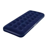 Colchón Inflable Belug Doer Single 191X73 Con Inflador Manual Color Azul