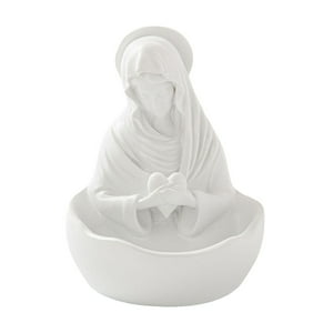 Genérico - Cuenco Para Llaves Con Estatua De La Virgen María, Bandeja Decorativa Creativa Para La Mesa De Entrada, Dormitorio, Estilo C