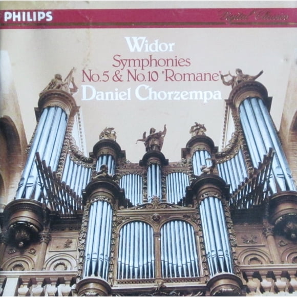 CD Philips Widor Sinfonías 5 y 10 «Romane»