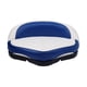 thumbnail image 5 of Asiento de barco, silla de capitán de barco, accesorios, cojín, asiento de repuesto para lancha rápida, fácil instalación para kayak y piragüismo al a Azul Blanco, 5 of 5