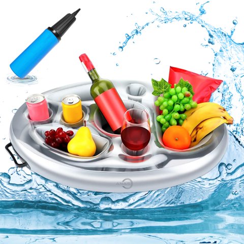 Soporte Inflable Flotante Para Bebidas Anas Para Piscina