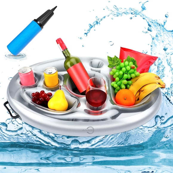 Soporte inflable flotante para bebidas Anas para piscina 28x20 cm