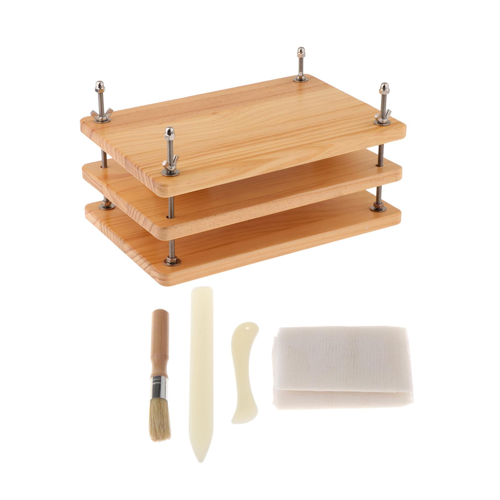 Bothyi - Juego De Encuadernación De Libros, Herramienta Plegable De Papel Para Escritorio, Álbumes De Fotos De Encuadernación Diy, 3 Capas