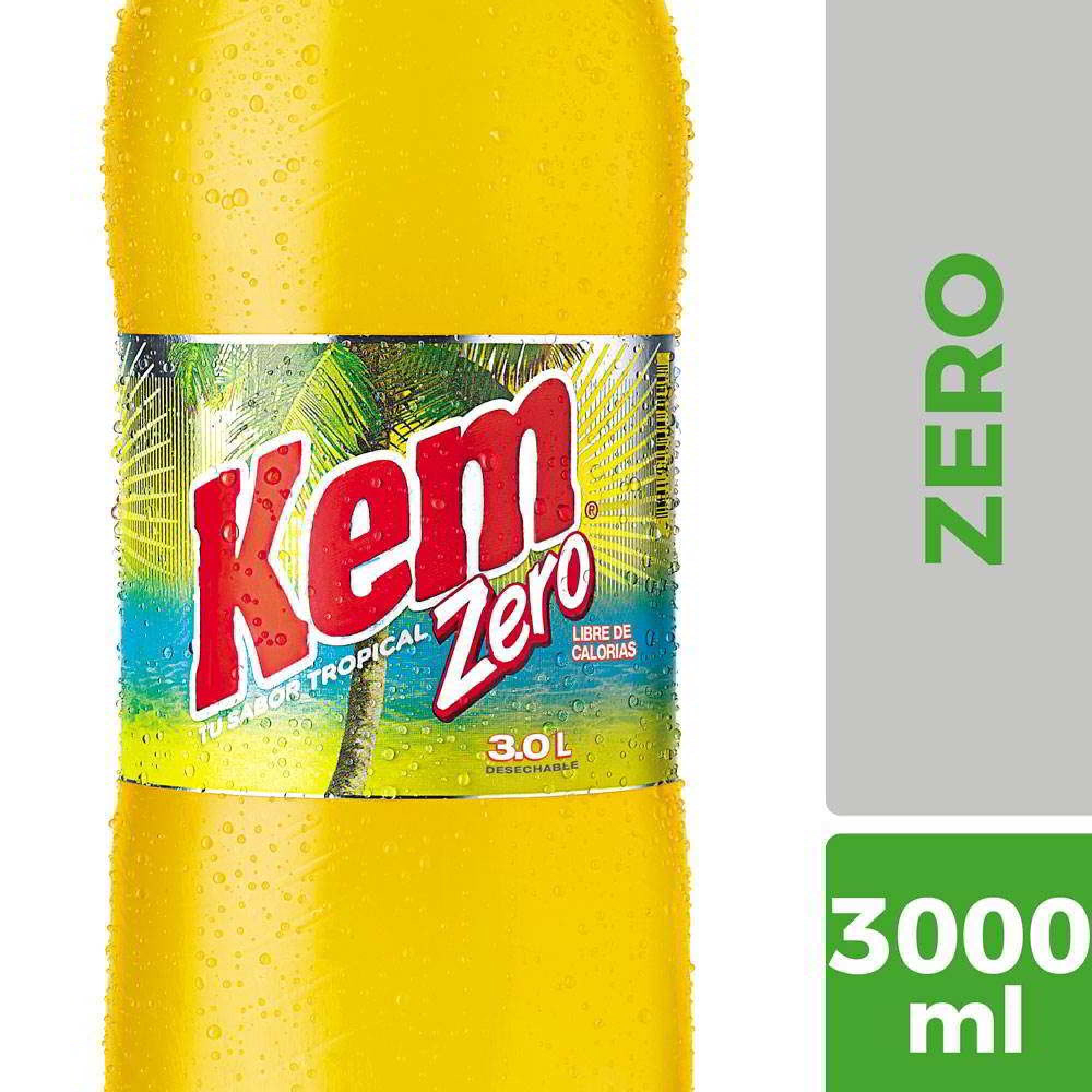 Bebida Piña Zero Botella 3 L KEM