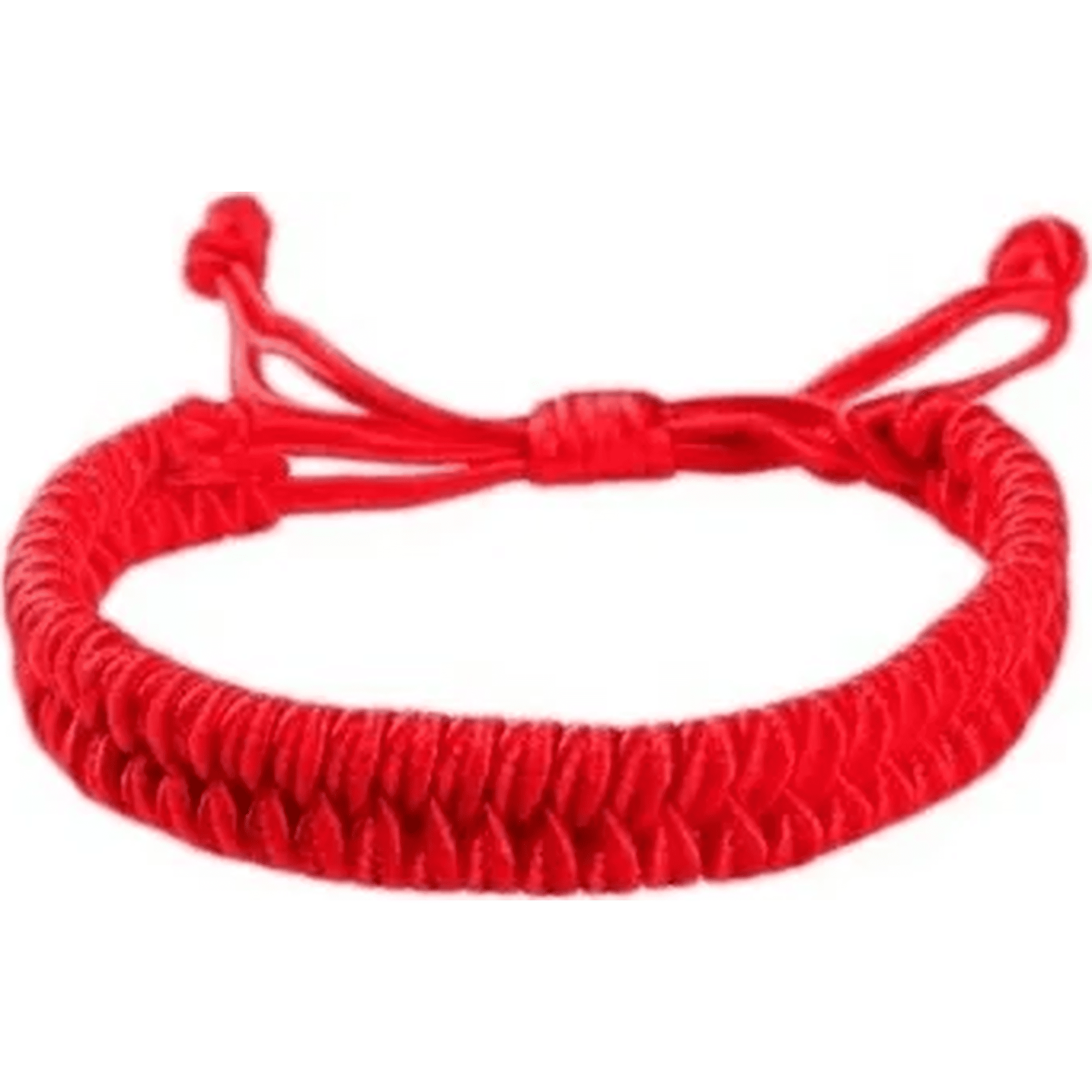 Genérico - Pack 12 Pulseras Hilo Rojo Protección Ajustable