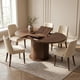 thumbnail image 1 of Mesa Comedor France Extendible 110-150cm Con Almacenamiento Tapa Marrón Marrón Oscuro, 1 of 8
