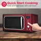 thumbnail image 3 of Microondas Frigidaire EMW788RETRO 20L 700W Diseño Retro Rojo-Plata, 3 of 6